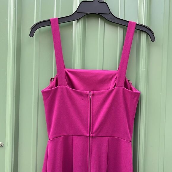 Women’s Split Leg Sleeveless Fully Lined Dressy Jumpsuit Size M - Picture 6 of 10